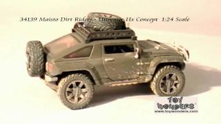 34139MaistoDirtRidersHummerHxConcept124DiecastWholesalempg [upl. by Zetroc]