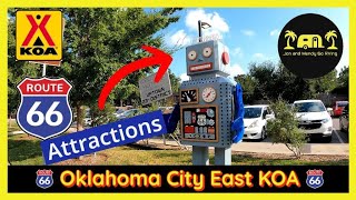 Discovering Oklahoma City East KOA  Route 66 Attractions [upl. by Angelita210]