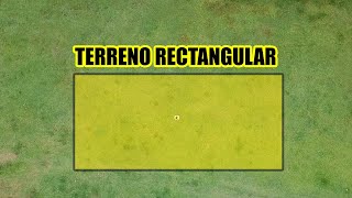 COMO CALCULAR LOS METROS CUADRADOS DE UN TERRENO [upl. by Sapphira]