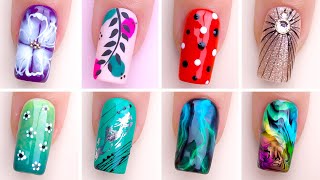 14 Easy Nails Art At Home for Beginners  Olad Beauty [upl. by Aisat]