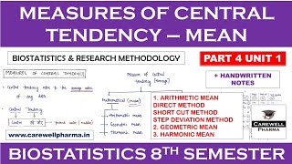 Introduction to Biostatistics Biostatistics and research methodology  Unit1 Ch1 Bpharma 8th sem [upl. by Yma]