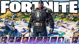 GEARS OF WAR in FORTNITE  Marcus Fenix Kait Diaz amp All Gears of War Items [upl. by Dick]