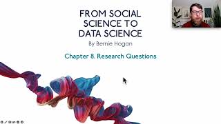 From Social Science to Data Science Ch 08 Research Questions [upl. by Alcot]