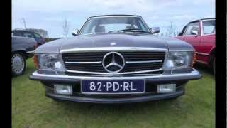 Mercedes Benz SL RC W107 club 4 Bollenstreek [upl. by Einnol]