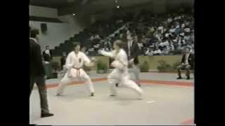 VMA Cadet Junior amp Womens European Karate Championships Paris 1989 [upl. by Marlen]