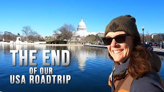 ARRIVING in CANADIAN SNOWSTORM  Washington DC amp Maryland  USA Road Trip  RV LIFE [upl. by Sicard]