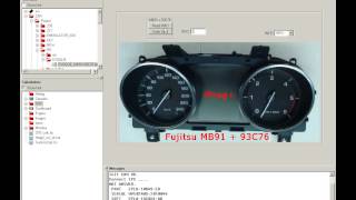 iProg odometr correct Land Rover Evoque Fujitsu MB9193C76 by obd2 [upl. by Alikahs]