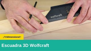 Escuadra 3D Wolfcraft Â¡ Tridimensional [upl. by Ahsito492]