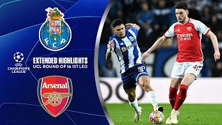 Porto vs Arsenal Extended Highlights  UCL Round of 16 1st Leg  CBS Sports Golazo [upl. by Agon932]