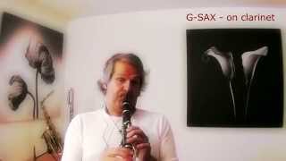 GSAX on Clarinet  solo freestyle improvisation [upl. by Caine]