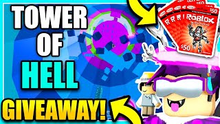 🔴TOWER OF HELL LIVE  ROBUX GIVEAWAY  PARKOUR GAMES ROBLOX TOWER OF HELL OBBYS ETC [upl. by Efeek259]