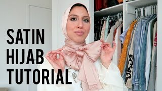 How To Wear Satin Hijabs [upl. by Federico386]