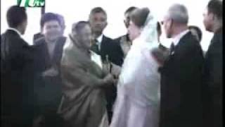 Khaleda Zia amp Sheikh Hasina  Making Hi Hellow [upl. by Maia]