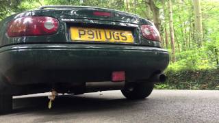 18 MX5  IL Motorsport MX5 Exhaust DECAT [upl. by Aicertap]