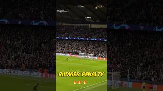 Rudiger Penalty Celebration 😱🔥shorts [upl. by Oflodur494]