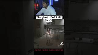 The ghost HEARS MY MIC horrorgaming supernormal [upl. by Nyrhtak]