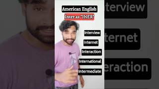 Do You Know How Americans Pronounce Inter Words learnenglish americanenglish britishenglish [upl. by Sofia]