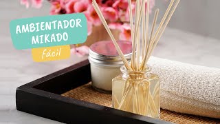 Cómo hacer un ambientador casero mikado  Craftología [upl. by Redleh]