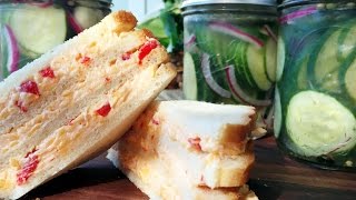 SOUTHERN PIMENTO CHEESE WITH QUICK REFRIGERATOR PICKLES [upl. by Madonia]