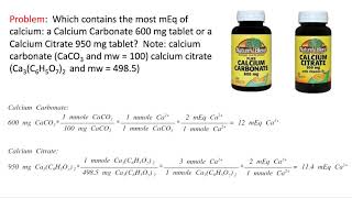 Calculations  Electrolyte Solutions [upl. by Aikkan257]