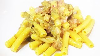 PASTA CARCIOFI ALLA CARBONARA  FoodVlogger [upl. by Enaed556]