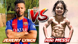 FOOTBALL CHALLENGES VS MINI MESSI ⚽️🔥 Arat Hosseini [upl. by Merri]