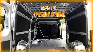 DIY Van Build – Promaster 2500 159WB  3M Thinsulate Insulation – Part 3 [upl. by Onfre]