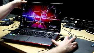 Toshiba QOSMIO X70 A Gaming Laptop Review [upl. by Adnoloy]