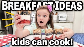 11 Easy BREAKFAST Ideas That KIDS Can Make Themselves [upl. by Ramin]