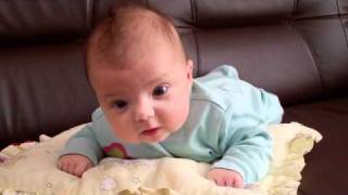 3 months old baby tryies crawling [upl. by Tterag124]