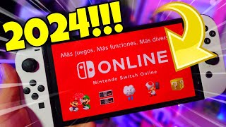 💥NINTENDO SWITCH ONLINE HA CAMBIADO💥🔥ASI ES EN 2024🔥😁NUEVOS JUEGOS  SERVICIOS Y MÁS😁 [upl. by Amahcen396]