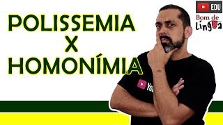 Diferenças entre Polissemia e Homonímia  BdL [upl. by Emlen853]