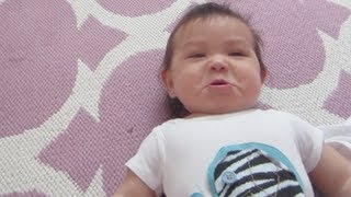 How to ACCIDENTALLY make a Baby Cry  July 10 2013  itsJudysLife Vlog [upl. by Rudolfo]