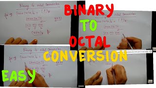 Binary to octal conversion [upl. by Jacquenetta]