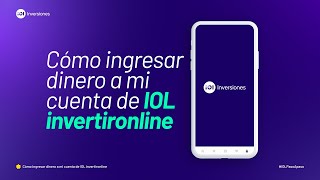 IOLPasoAPaso ¿Cómo ingresar dinero a mi cuenta IOL invertironline💸 [upl. by Sila]