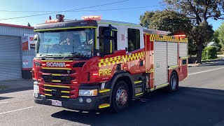 CFA Highton Pumper Highton Tanker and FRV Pumper 63B Responding Code 1 [upl. by Airliah537]