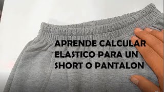 COMO COLOCAR ELASTICO A UN SHORTPANTALON MEDIDA CORRECTA [upl. by Latsyek]