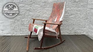 Old broken rocking chair  RESTORATION [upl. by Anrym774]