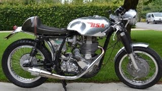 BSA Gold Star cafe racer 500cc [upl. by Enilesor39]