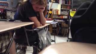 Girl passes out in class [upl. by Nimajeb]