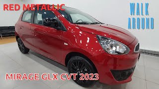 2023 Mitsubishi Mirage GLX CVT Red Metallic [upl. by Howard]