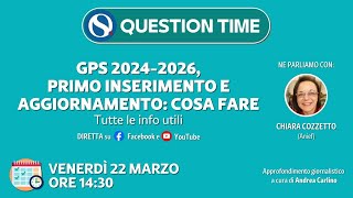 GPS 20242026 primo inserimento o aggiornamento cosa fare [upl. by Veradia]