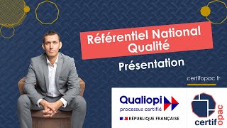 Présentation du Référentiel National Qualité Qualiopi [upl. by Leshia]