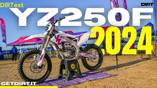 Prova Yamaha YZ250F 2024 strettissima elettronica al top e molto più facile da guidare [upl. by Wynn710]