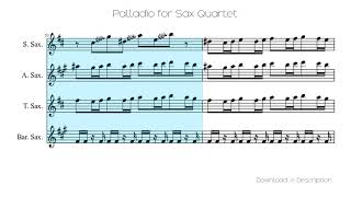 Palladio For Sax Quartet [upl. by Balfour114]