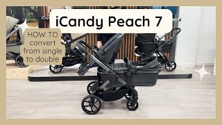 HOW TO change iCandy Peach 7 from Single to Double  Full Demo [upl. by Zsolway]