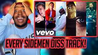 Reaction To ALL SIDEMEN DISS TRACKS IN ORDER [upl. by Siuol]