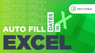 Effortless Date Autofill In Excel Make Your Workflow Simpler [upl. by Scoter907]