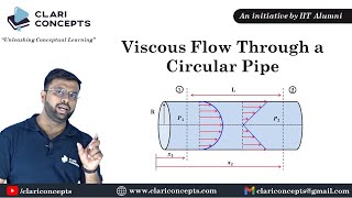 Viscous Flow Through a Circular Pipe  Velocity and Shear Stress distribution profile Hindi [upl. by Annora622]