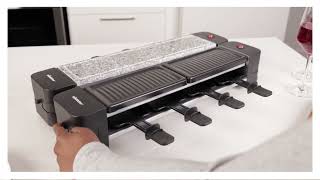 Lugano Extendable Hot Stone Grill amp Raclette [upl. by Nicol]